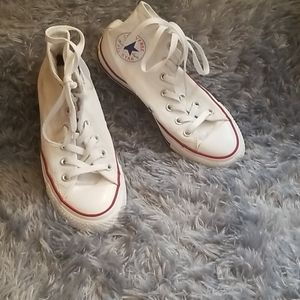 White high top converse